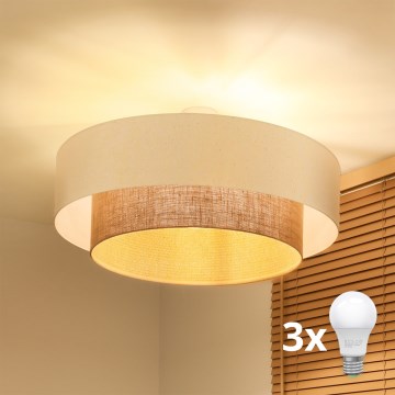 Brilagi - LED felületre szerelhető csillár BOHO STYLE 3xE27/15W/230V Ø 80 cm
