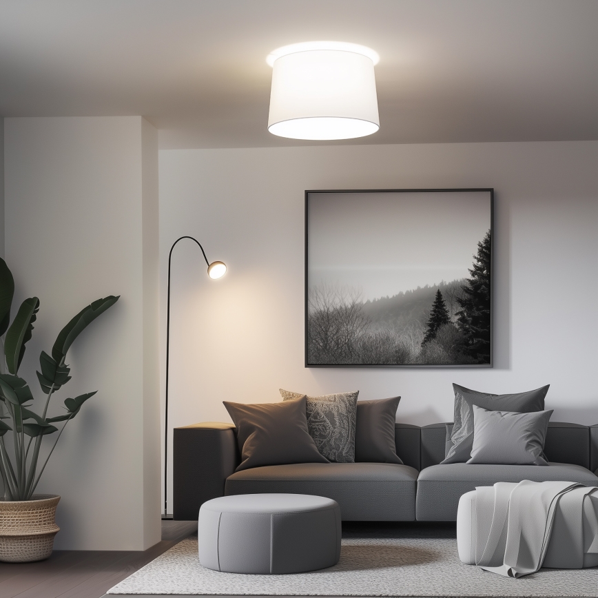 Brilagi - LED felületre szerelhető csillár CERIA 1xE27/40W/230V átm. 45 cm fehér