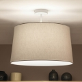 Brilagi - LED felületre szerelhető csillár CERIA 1xE27/60W/230V átm. 45 cm fehér/szürke