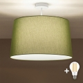 Brilagi - LED felületre szerelhető csillár CERIA 1xE27/60W/230V átm. 45 cm fehér/zöld