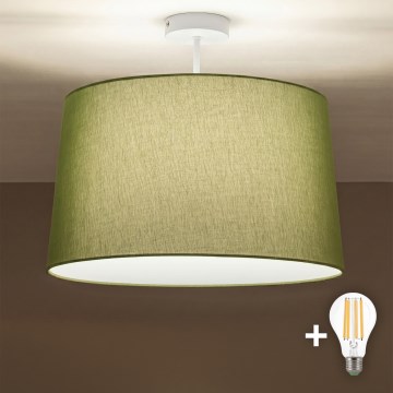 Brilagi - LED felületre szerelhető csillár CERIA 1xE27/60W/230V átm. 45 cm fehér/zöld