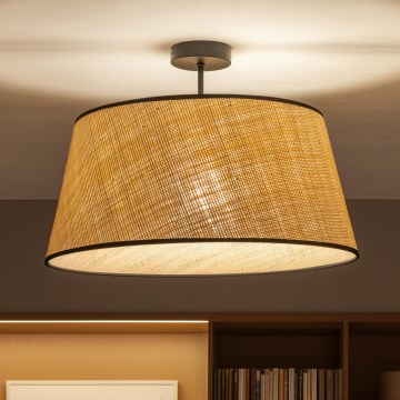 Brilagi - LED felületre szerelhető csillár CERIA 1xE27/60W/230V átm. 50 cm fekete/bézs