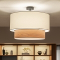 Brilagi - LED felületre szerelhető csillár CERIA 1xE27/60W/230V átm. 50 cm fekete/fehér/bézs