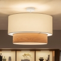 Brilagi - LED felületre szerelhető csillár CERIA 1xE27/60W/230V, átmérő 50 cm, fehér/bézs
