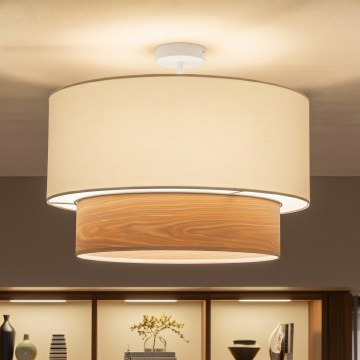 Brilagi - LED felületre szerelhető csillár CERIA 1xE27/60W/230V, átmérő 50 cm, fehér/bézs