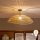 Brilagi - LED felületre szerelhető csillár CERIA BOHO 1 x E27, max. 60 W, 230 V, átmérő: 70 cm, fekete/barna