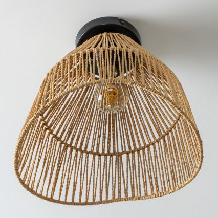 Brilagi - LED felületre szerelhető csillár CERIA BOHO 1xE27/40W/230V átm. 30 cm barna