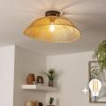 BRILAGI - LED felületre szerelhető csillár CERIA BOHO 1xE27/40W/230V átm. 50 cm barna