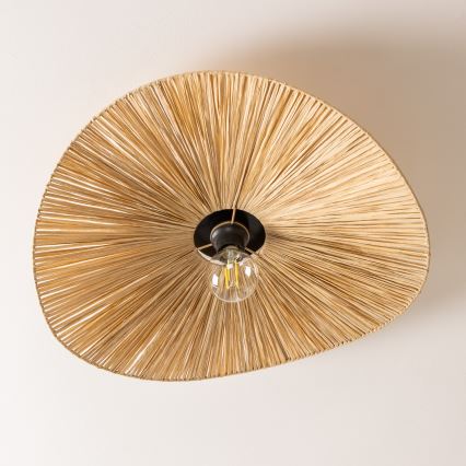 Brilagi - LED felületre szerelhető csillár CERIA BOHO 1xE27/40W/230V átmérő 60 cm raffia