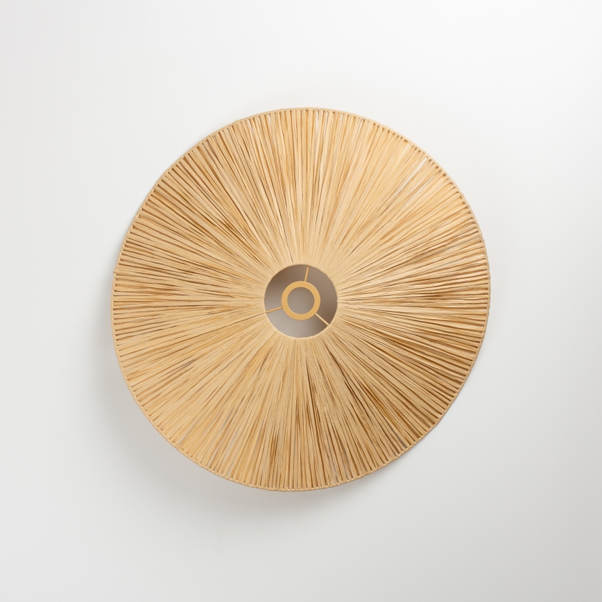 Brilagi - LED felületre szerelhető csillár CERIA BOHO 1xE27/40W/230V Ø 60 cm raffia/tölgy