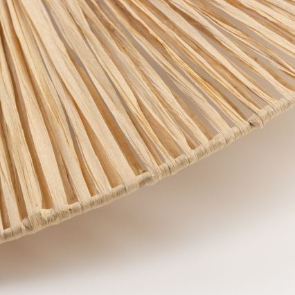 Brilagi - LED felületre szerelhető csillár CERIA BOHO 1xE27/40W/230V Ø 60 cm raffia/tölgy