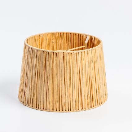 Brilagi - LED felületre szerelhető csillár CERIA BOHO 1xE27/60W/230V Ø 30 cm fekete/rafia