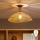 Brilagi - LED felületre szerelhető csillár CERIA BOHO 1xE27/60W/230V Ø 50 cm fekete/barna