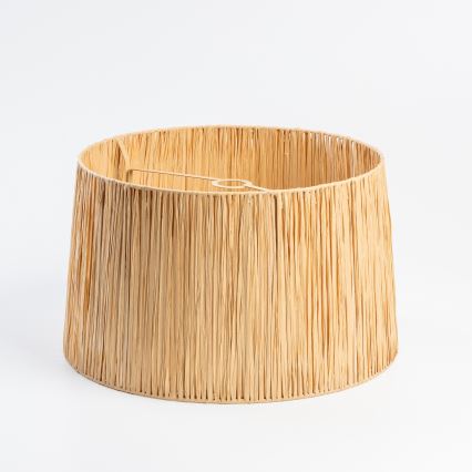 Brilagi - LED felületre szerelhető csillár CERIA BOHO 1xE27/60W/230V Ø 50 cm fekete/raffia
