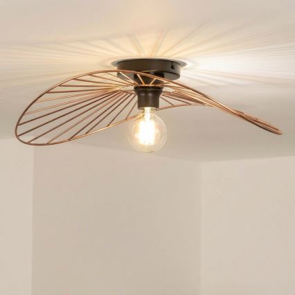 Brilagi - LED felületre szerelhető csillár CERIA WIRE 1xE27/40W/230V 40x56 cm bronz