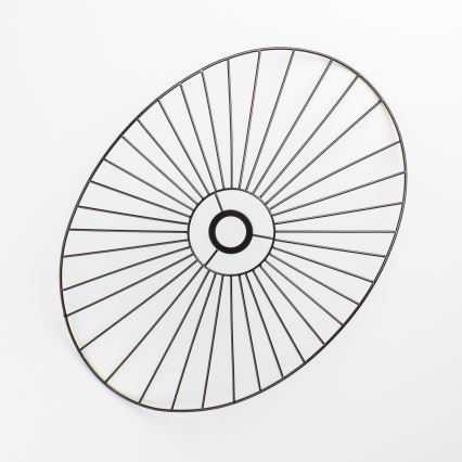 Brilagi - LED felületre szerelhető csillár CERIA WIRE 1xE27/40W/230V 40x56 cm fekete/tölgy