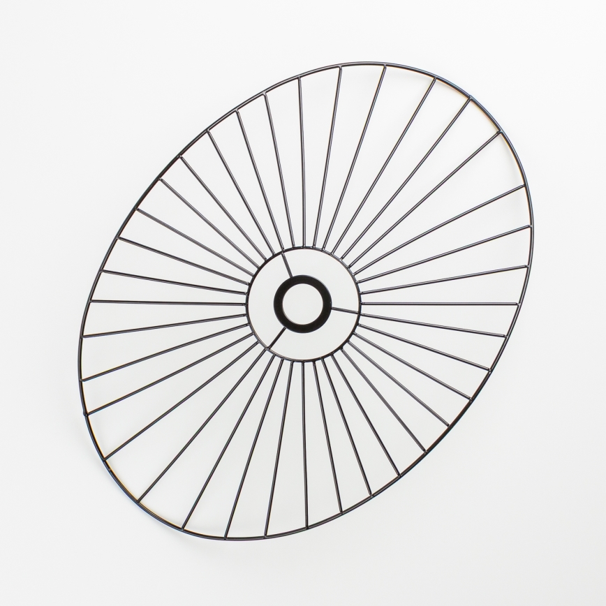 Brilagi - LED felületre szerelhető csillár CERIA WIRE 1xE27/40W/230V 40x56 cm fekete/tölgy