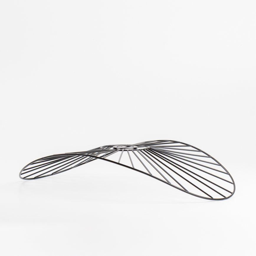 Brilagi - LED felületre szerelhető csillár CERIA WIRE 1xE27/40W/230V 40x56 cm fekete/tölgy