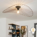 Brilagi - LED felületre szerelhető csillár CERIA WIRE 1xE27/40W/230V 60x80 cm bronz