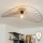 Brilagi - LED felületre szerelhető csillár CERIA WIRE 1xE27/40W/230V 60x80 cm bronz/tölgy