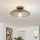 Brilagi - LED felületre szerelhető csillár CERIA WIRE 1xE27/40W/230V átm. 38 cm fekete
