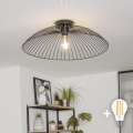 BRILAGI - LED felületre szerelhető csillár CERIA WIRE 1xE27/40W/230V, átm. 60 cm, fekete