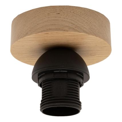 Brilagi - LED felületre szerelhető csillár CERIA WIRE 1xE27/40W/230V átm. 80 cm fekete/tölgy