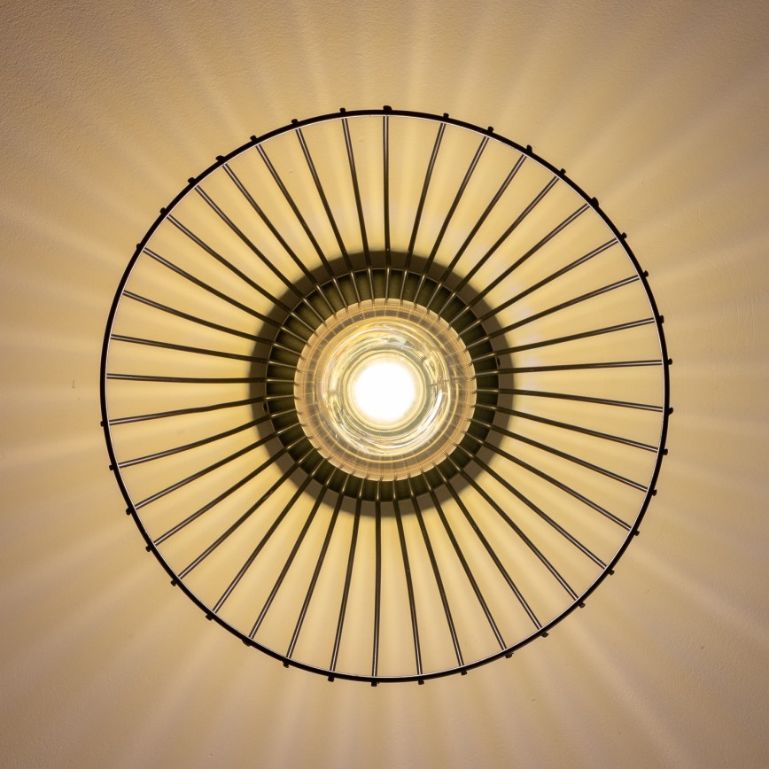 Brilagi - LED felületre szerelhető csillár CERIA WIRE 1xE27/40W/230V Ø 30 cm fekete