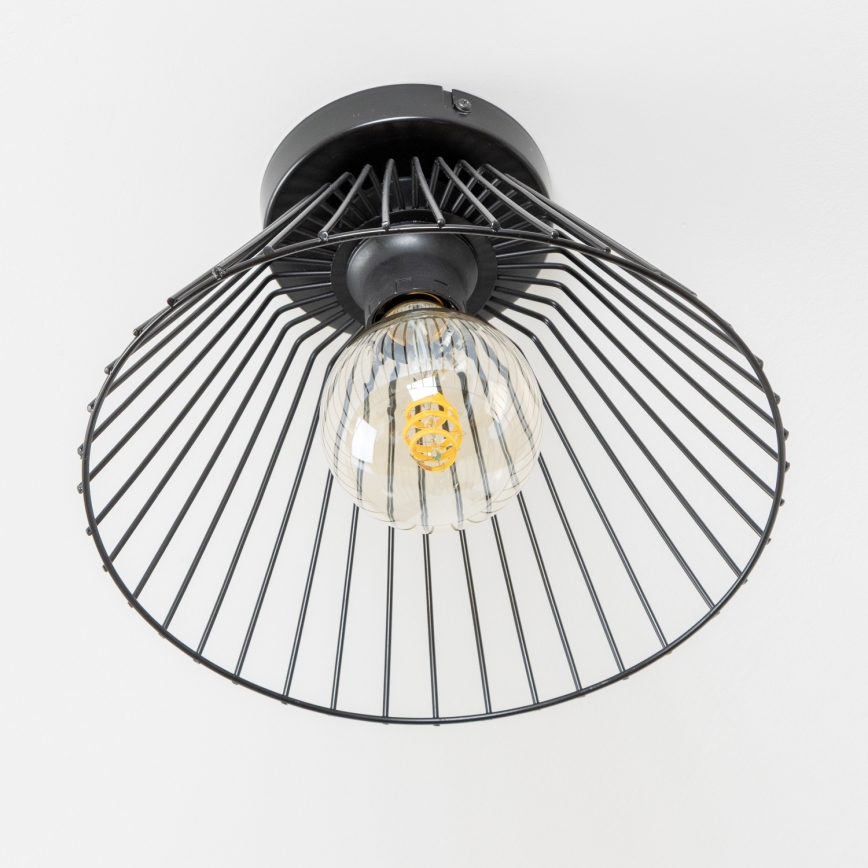 Brilagi - LED felületre szerelhető csillár CERIA WIRE 1xE27/40W/230V Ø 30 cm fekete