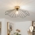 Brilagi - LED felületre szerelhető csillár CERIA WIRE 1xE27/40W/230V Ø 60 cm fekete/tölgy
