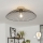 Brilagi - LED felületre szerelhető csillár CERIA WIRE 1xE27/40W/230V, Ø 60 cm, fekete/tölgy
