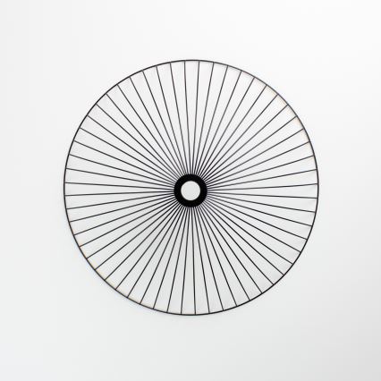 Brilagi - LED felületre szerelhető csillár CERIA WIRE 1xE27/40W/230V, Ø 60 cm, fekete/tölgy
