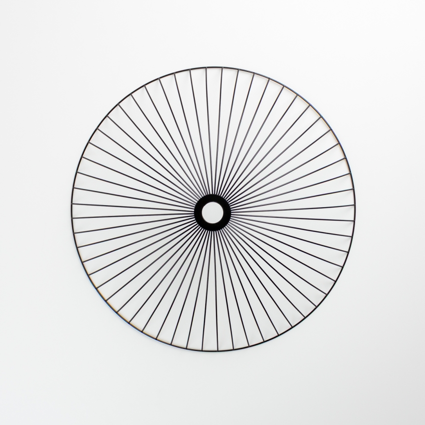 Brilagi - LED felületre szerelhető csillár CERIA WIRE 1xE27/40W/230V, Ø 60 cm, fekete/tölgy