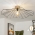 Brilagi - LED felületre szerelhető csillár CERIA WIRE 1xE27/40W/230V Ø 80 cm fekete/tölgy
