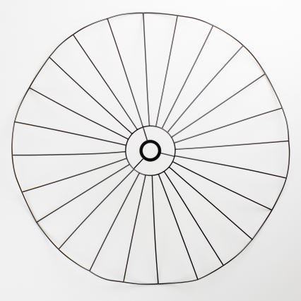 Brilagi - LED felületre szerelhető csillár CERIA WIRE 1xE27/40W/230V Ø 80 cm fekete/tölgy