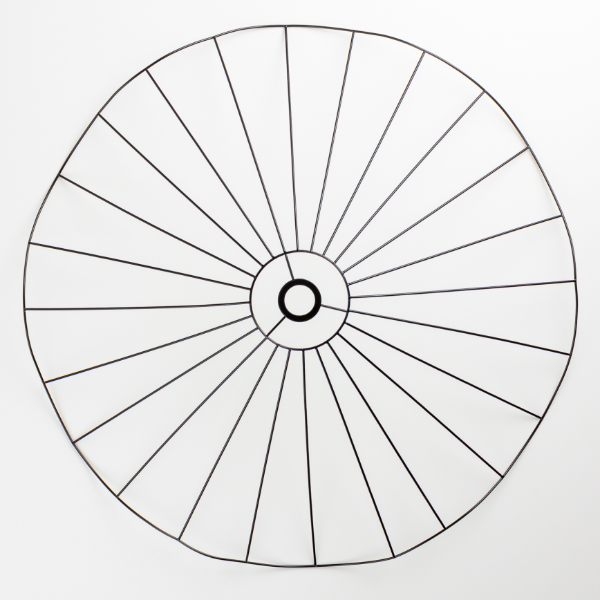 Brilagi - LED felületre szerelhető csillár CERIA WIRE 1xE27/40W/230V Ø 80 cm fekete/tölgy