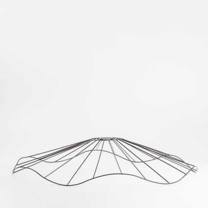 Brilagi - LED felületre szerelhető csillár CERIA WIRE 1xE27/40W/230V Ø 80 cm fekete/tölgy