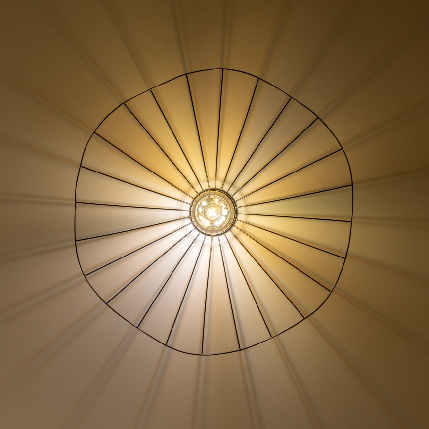 Brilagi - LED felületre szerelhető csillár CERIA WIRE 1xE27/40W/230V Ø80 cm fekete