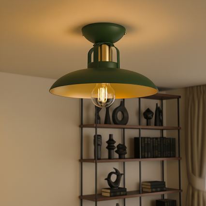 Brilagi - LED Felületre szerelhető csillár  FLAMENGO 1xE27/60W/230V zöld