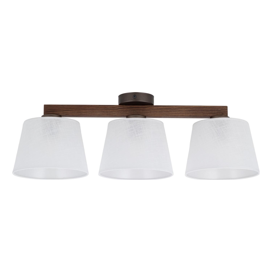 BRILAGI - LED felületre szerelhető csillár LATTE 3xE27/15W/230V fenyő/fehér