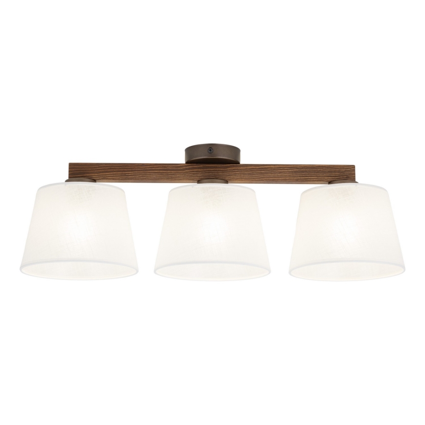 BRILAGI - LED felületre szerelhető csillár LATTE 3xE27/15W/230V fenyő/fehér