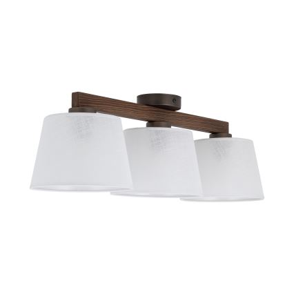 BRILAGI - LED felületre szerelhető csillár LATTE 3xE27/15W/230V fenyő/fehér