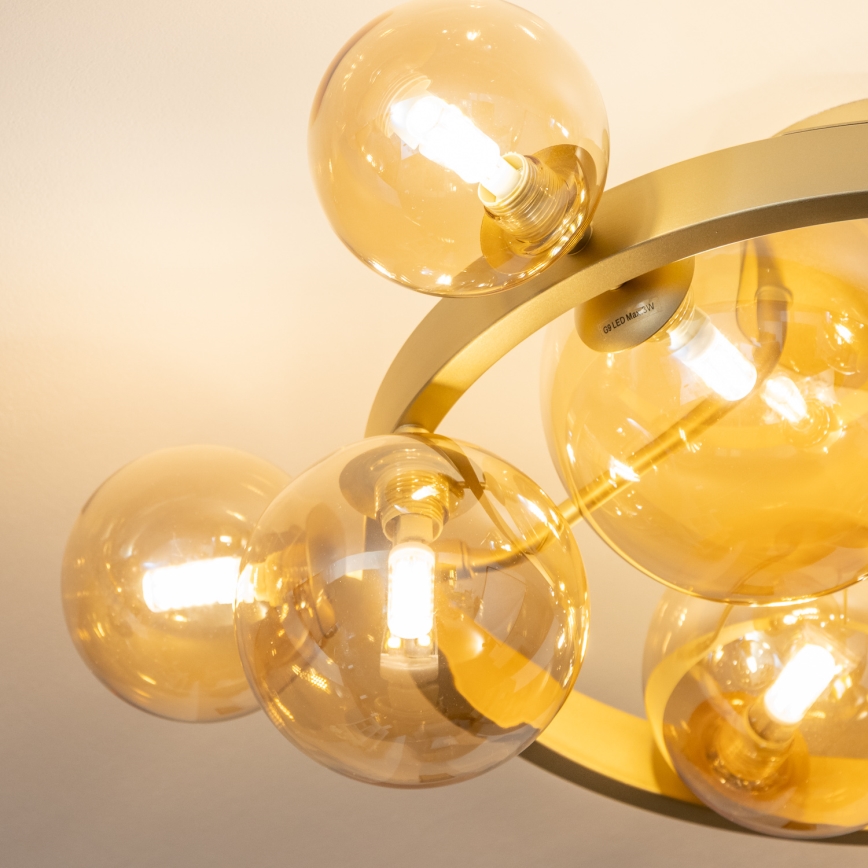 Brilagi - LED Felületre szerelhető csillár MILLA 10xG9/3W/230V arany