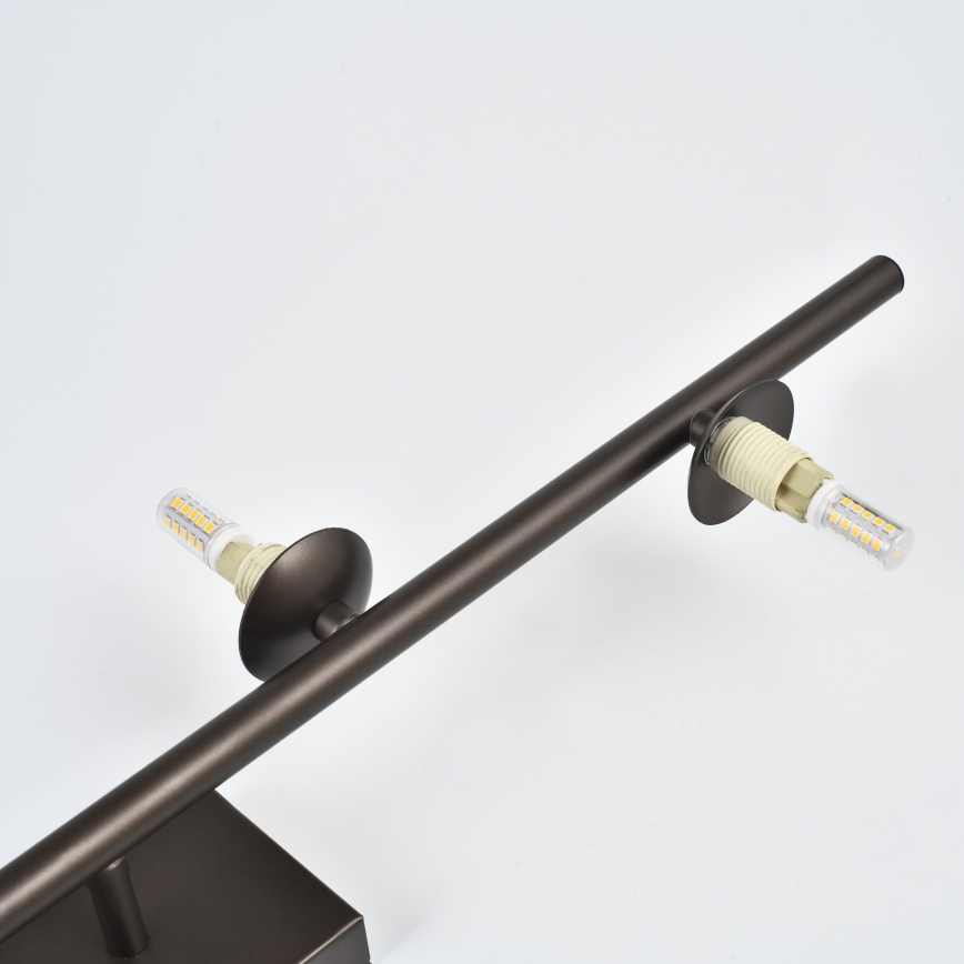 Brilagi - LED felületre szerelhető csillár MILLA 4xG9/3W/230V barna/füstbarna