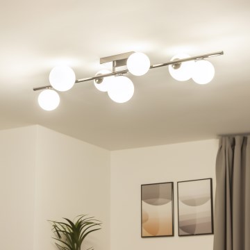 Brilagi - LED felületre szerelhető csillár MILLA 7xG9/3W/230V fekete króm/fehér
