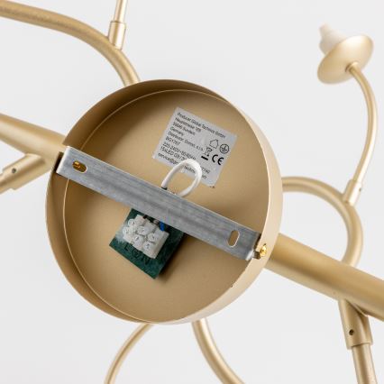 Brilagi - LED Felületre szerelhető csillár MISTEL 15xG9/3W/230V arany/fehér