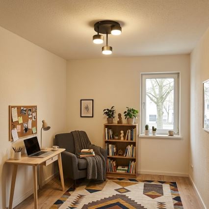 Brilagi - LED felületre szerelhető csillár MONO 3xGX53/30W/230V fekete