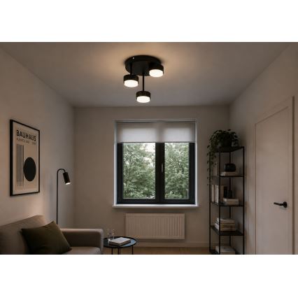 Brilagi - LED felületre szerelhető csillár MONO 3xGX53/30W/230V fekete