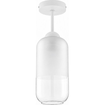 BRILAGI - LED felületre szerelhető csillár RETRO GLASS 1xE27/60W/230V átm. 14 cm fehér