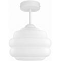 BRILAGI - LED felületre szerelhető csillár RETRO GLASS 1xE27/60W/230V átm. 20 cm fehér